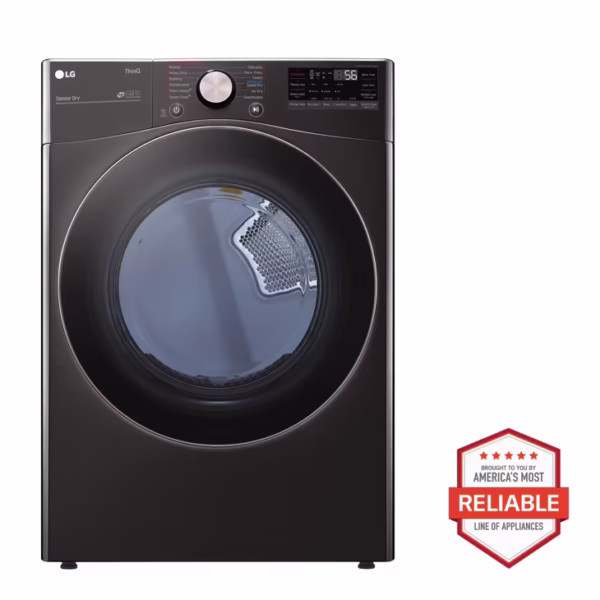 7.4 cu. ft. Ultra Large Capacity Smart wi-fi Enabled Front Load Gas Dryer with TurboSteam™ and Built-In Intelligence
