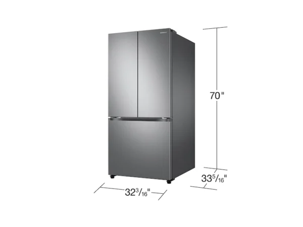 25 cu. ft. 33" 3-Door French Door Refrigerator with Beverage Center™ in Stainless Steel - Image 2